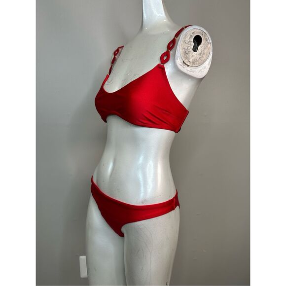 Zimmermann Everley Diamond Trim Bikini SIZE AU3/US10 $260 - Picture 5 of 11
